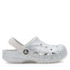 Crocs Чехли BAYA GLITTER CLOG K 207015-040 Сребрист за Момичета цена