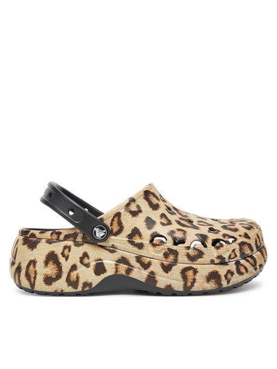 Crocs Чехли BAYA PLATFORM CLOG 208712-0C4 Бежов за Жени цена