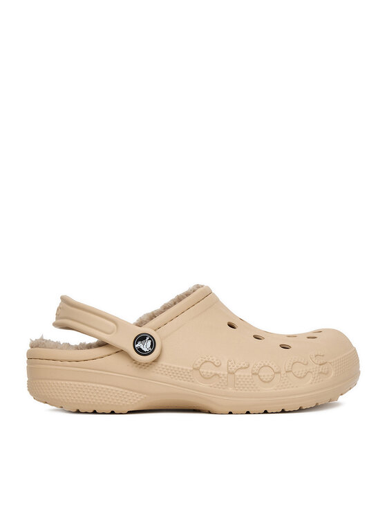 Crocs Чехли C-BAYA LINED CLOG 205969-2ZM Бежов за Жени цена