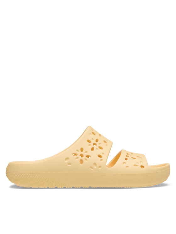 Crocs Чехли Classic Floral Cutout Sandal 210966 Оранжев за Унисекс цена