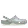 Crocs Чехли Classic Iridescent Glitter Clog 211005 Сребрист за Жени цена