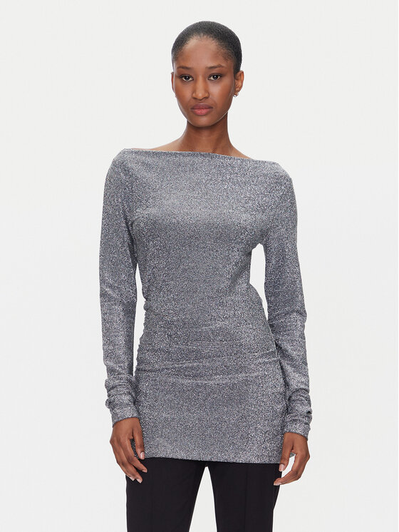 DAY BIRGER ÉT MIKKELSEN Блуза Kimmie DAY65243582 Сив Slim Fit за Жени цена