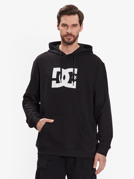 DC Суитшърт ADYSF03099 Черен Relaxed Fit за Мъже цена