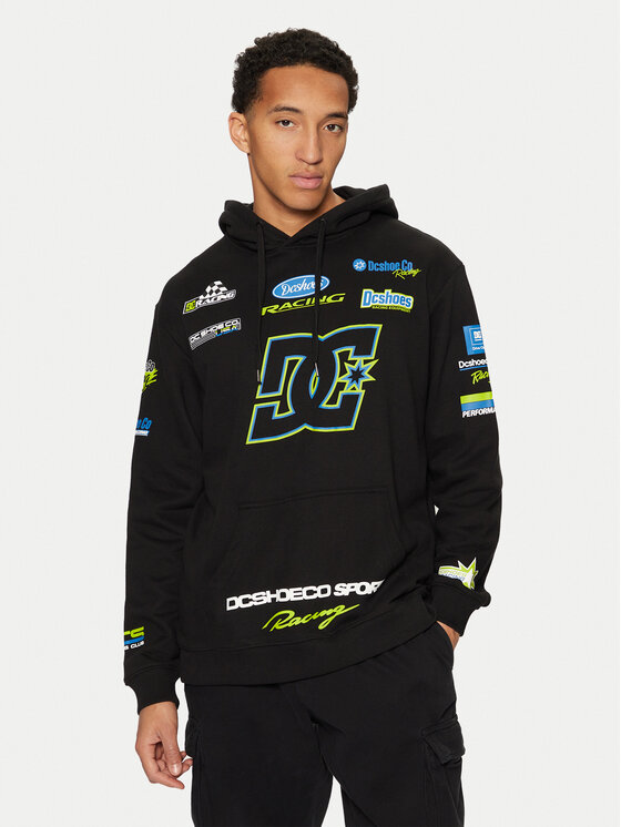 DC Суитшърт Racing ADYSF03130 Черен Standard Fit за Мъже цена