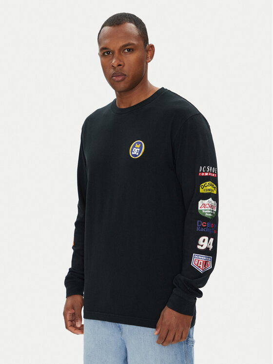 DC Тениска с дълъг ръкав ADYZT05464 Черен Regular Fit за Мъже цена
