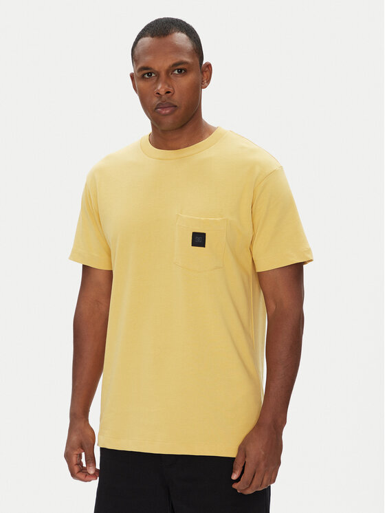 DC Тишърт ADYKT03246 Жълт Regular Fit за Мъже цена