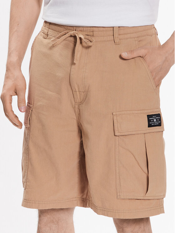 DC Шорти от плат Tundra ADYWS03068 Бежов Regular Fit за Мъже цена
