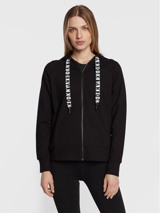 DKNY Sport Суитшърт DP2J8598 Черен Regular Fit за Жени цена