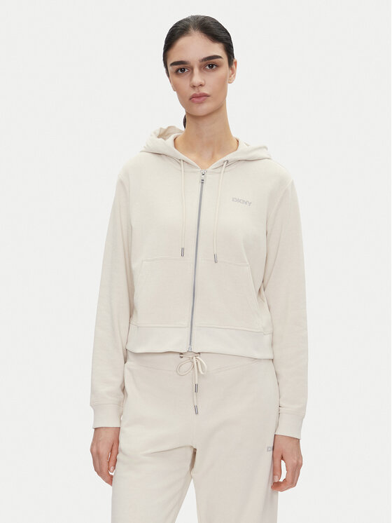 DKNY Sport Суитшърт DP5J9588 Бежов Regular Fit за Жени цена