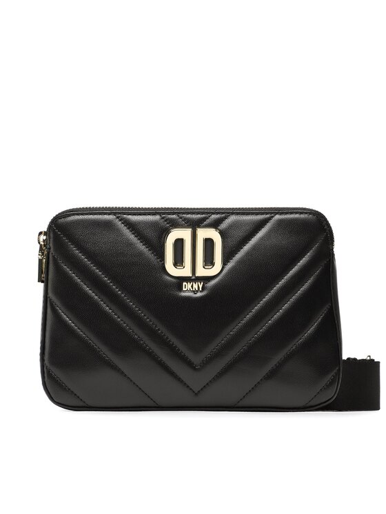 DKNY Дамска чанта Delphine Dbl Zip Cbo R23EBG29 Черен за Жени цена