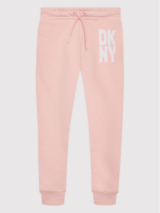 DKNY Долнище анцуг D34A70 S Розов Regular Fit за Момичета цена