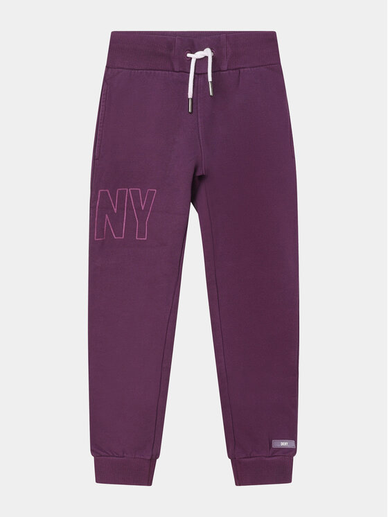 DKNY Долнище анцуг D54000 D Виолетов Regular Fit за Момичета цена