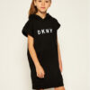 DKNY Ежедневна рокля D32738 M Черен Regular Fit за Момичета цена