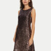 DKNY Коктейлна рокля DD4HZB44 Кафяв Slim Fit за Жени цена