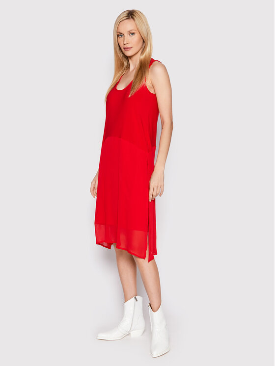 DKNY Лятна рокля P22DAEJR Червен Regular Fit за Жени цена
