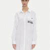 DKNY Нощница YI30048 Бял Relaxed Fit за Жени цена