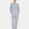 DKNY Пижама YI80030 Светлосиньо Relaxed Fit за Жени цена