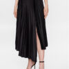 DKNY Плисирана пола P3ANTQBW Черен Regular Fit за Жени цена