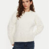 DKNY Пуловер P4MSAQ51 Екрю Regular Fit за Жени цена
