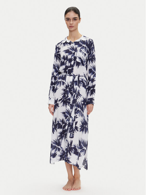 DKNY Рокля тип риза YI00052 Тъмносин Regular Fit за Жени цена
