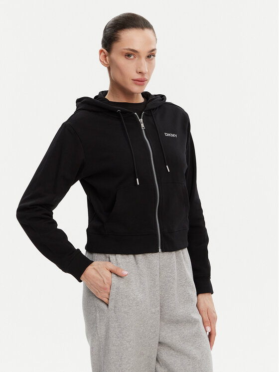 DKNY Суитшърт DP5J9588 Черен Regular Fit за Жени цена