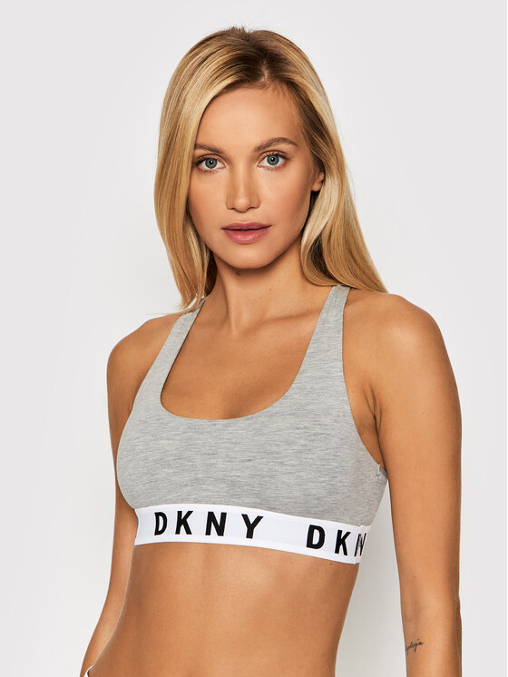 DKNY Сутиен-топ DK4519 Сив за Жени цена