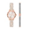 DKNY Часовник Soho Gift Set NY6605SET Розов за Жени цена