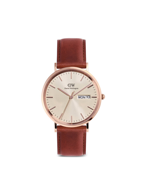 Daniel Wellington Часовник Classic Day Display 40 DW00100829 Розово злато за Мъже цена