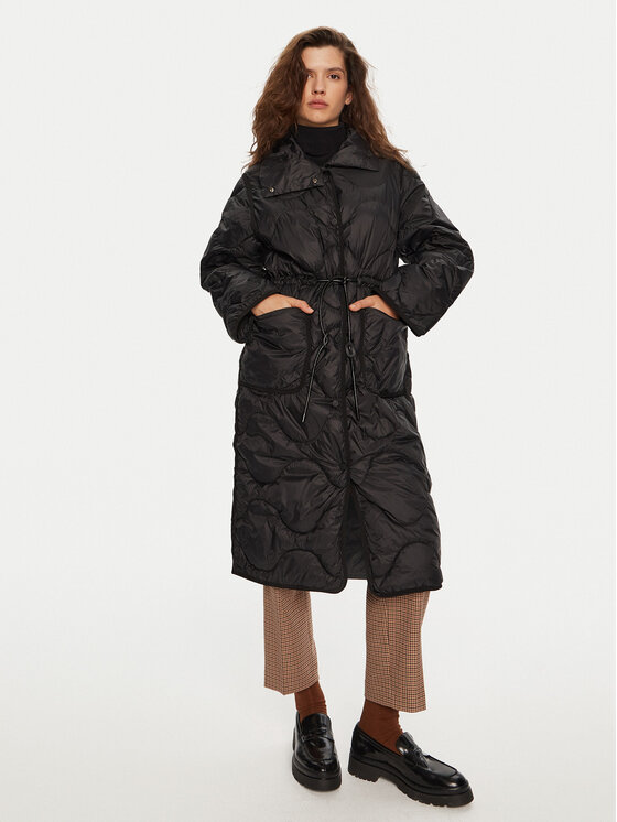 Deha Зимно яке D12833 Черен Relaxed Fit за Жени цена