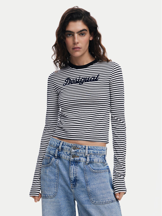 Desigual Блуза 25SWTK85 Черен Regular Fit за Жени цена