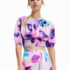 Desigual Блуза MONSIEUR CHRISTIAN LACROIX Rina 23SWBW15 Виолетов Regular Fit за Жени цена