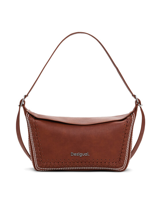 Desigual Дамска чанта 25SAXP52 Кафяв за Жени цена