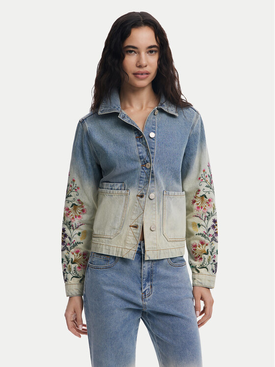 Desigual Дънково яке Houston 25SWED06 Син Regular Fit за Жени цена