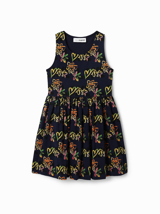Desigual Ежедневна рокля 23SGVK11 Тъмносин Regular Fit за Момичета цена