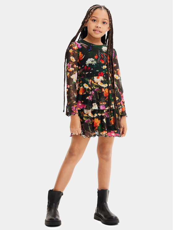 Desigual Ежедневна рокля 23WGVK12 Цветен Regular Fit за Момичета цена