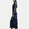 Desigual Ежедневна рокля Nueva Orleans 24WWVK54 Син Slim Fit за Жени цена