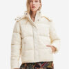 Desigual Зимно яке 23WWEW72 Бежов Regular Fit за Жени цена