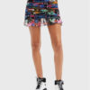 Desigual Мини пола MONSIEUR CHRISTIAN LACROIX Party 22WWFK04 Цветен Slim Fit за Жени цена