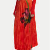 Desigual Плисирана пола Follet 25SWFW06 Оранжев Regular Fit за Жени цена