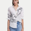 Desigual Риза 25SWCW05 Бял Regular Fit за Жени цена