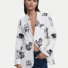 Desigual Сако 25SWEW15 Бял Regular Fit за Жени цена