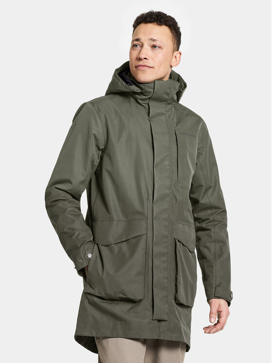 Didriksons Парка Andreas Usx Parka 505085 Зелен Standard Fit за Мъже цена