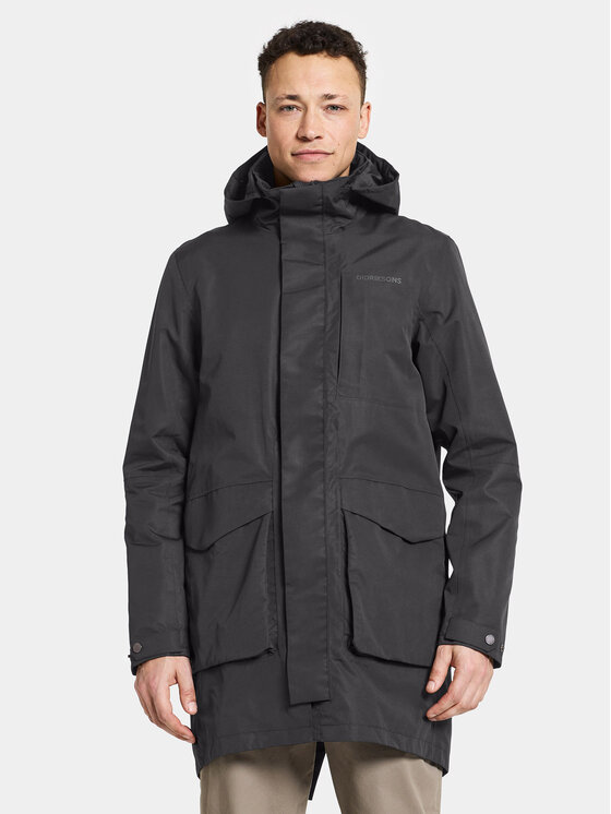 Didriksons Парка Andreas Usx Parka 505085 Черен Standard Fit за Мъже цена