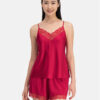 Dorina Пижамени шорти Pure Silk DCSH0002SK002 Червен Regular Fit за Жени цена