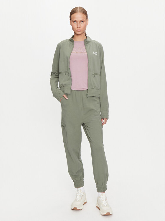 EA7 Emporio Armani Анцуг 6DTV58 TJVHZ Зелен To Fit за Жени цена