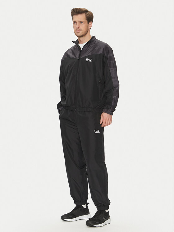 EA7 Emporio Armani Анцуг 7M000078 AF12948 UC001 Черен Regular Fit за Мъже цена