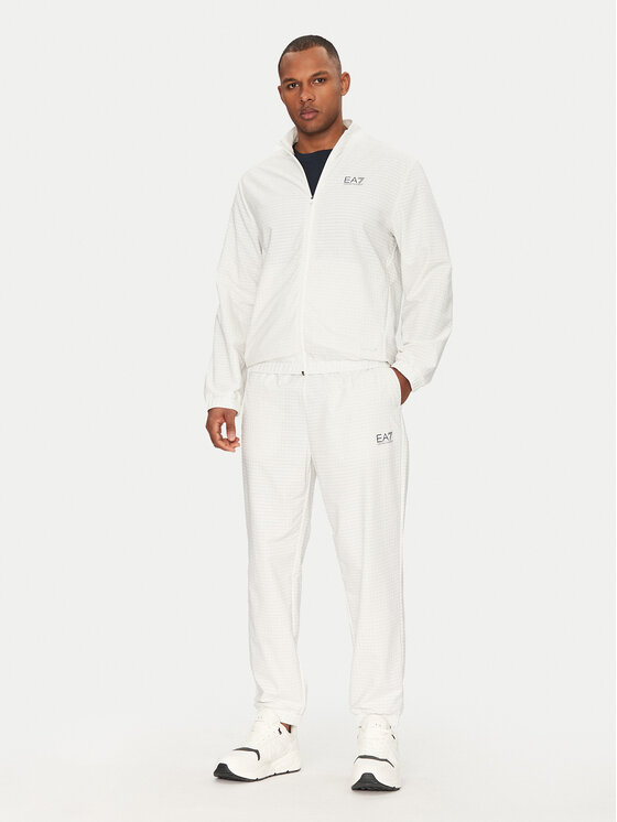 EA7 Emporio Armani Анцуг 7M000170 AF13411 U0005 Бял Regular Fit за Мъже цена
