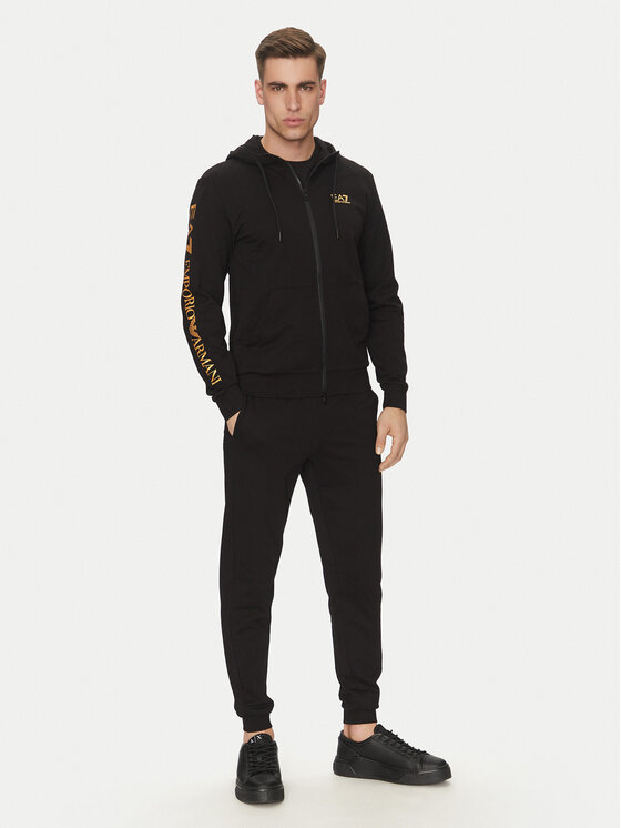 EA7 Emporio Armani Анцуг 7M001107 AF13512 MC004 Черен Regular Fit за Мъже цена