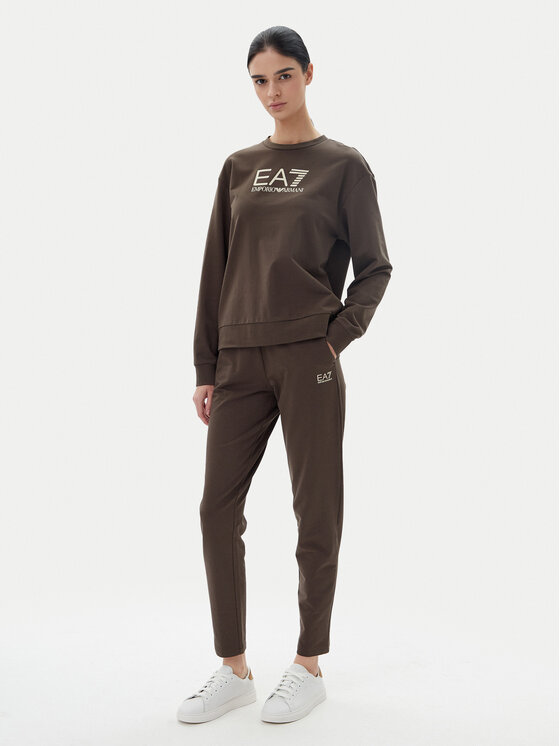 EA7 Emporio Armani Анцуг 7W000115 AF13135 U6139 Кафяв Regular Fit за Жени цена
