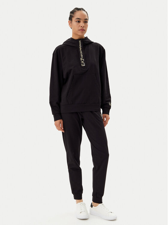 EA7 Emporio Armani Анцуг 7W000117 AF13135 MC004 Черен Regular Fit за Жени цена